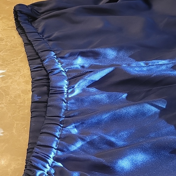 Identity Lingerie Baby Blue Silky Pajama Bottoms, M/L - Picture 12 of 15